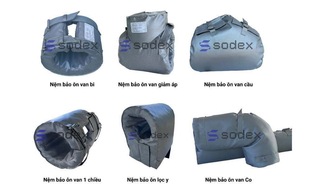 Một số nệm bảo ôn Sodex Insulation
